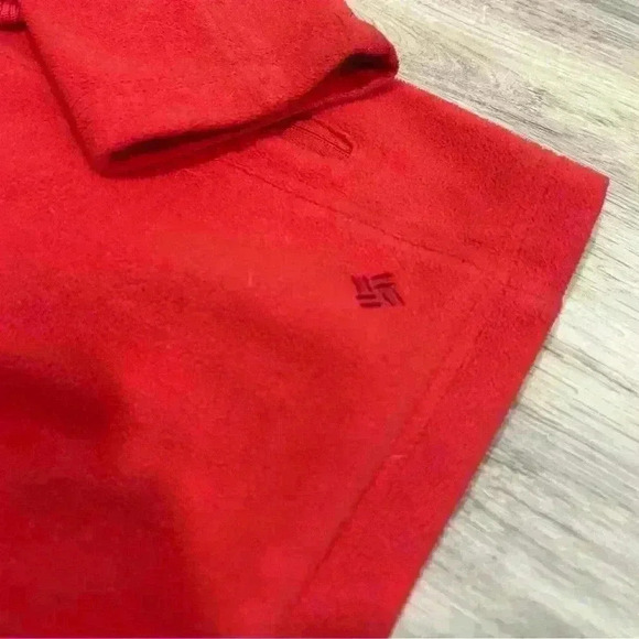 Columbia Sportswear Full Zip Up Pockets Fleece Jacket Coral Long Sleeve Size L - Picture 2 of 7